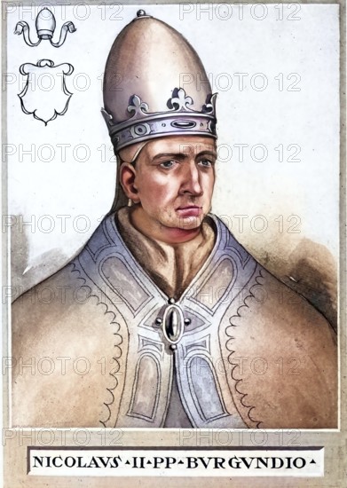 Nicholas II, originally Gerard of Burgundy (born between 990 and 995 presumably in Savoy, died 19,