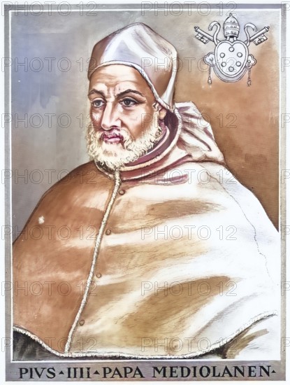 Pius IV (born 31 March 1499 in Milan, died 9 December 1565 in Rome), real name Giovanni Angelo