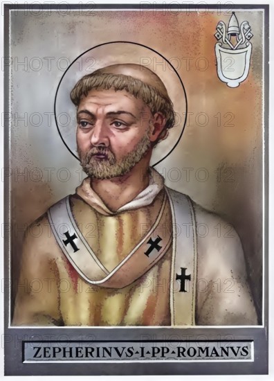 Zephyrinus (died 20 December 217 in Rome) became Bishop of Rome shortly in front of the turn of the
