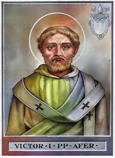 Victor I (d. 199 in Rome) served as Bishop of Rome in the 190s, Historical, authentic, digitally