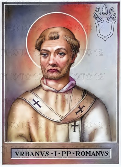 St Urban (d. 230) was Bishop of Rome from 222 to 230. His name means the city dweller (Latin) and