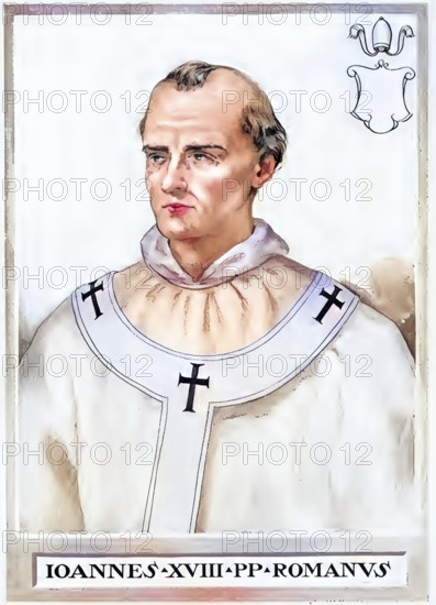 John XVI (born in Rossano, died 26 August 1001 in Rome), with the secular name John Philagathos