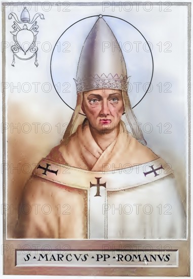 Marcus (died 7 October 336) was Bishop of Rome for a few months in 336, Historical, authentic,