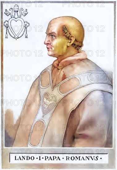 Lando (lat. Landus, born in the 9th century east of Rome, died 914) was pope from 913 to 914,