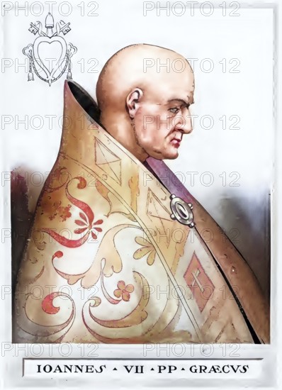 John VII (born in the 7th century in Rossano, Calabria, died 18 October 707 in Rome) was pope from