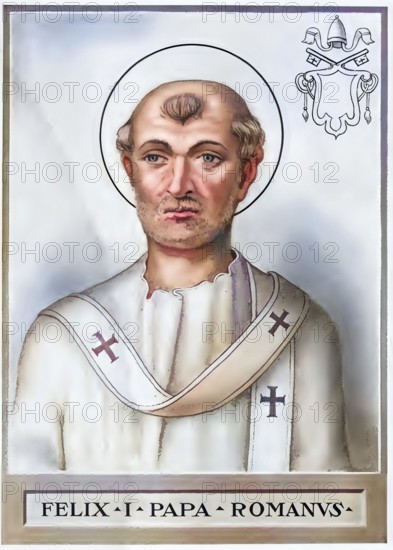 Felix I (lat. the Fortunate, born in Rome, died there on 30 December 274) was elected Bishop of