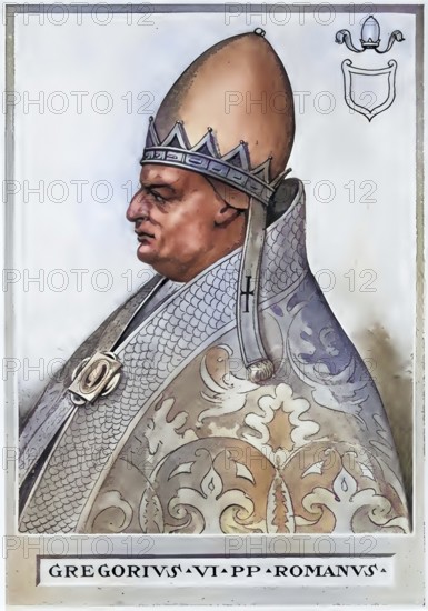 Gregory VI (born Johannes Gratianus Pierleoni, died probably November 1047 in Cologne) was Pope
