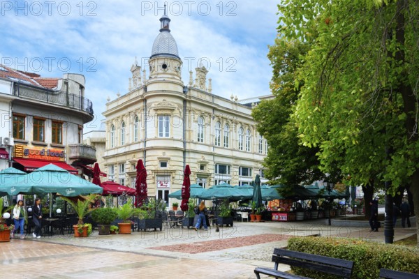 Neoclassical building hosting the Sava Ognianov Drama theater, Rousse, Bulgaria