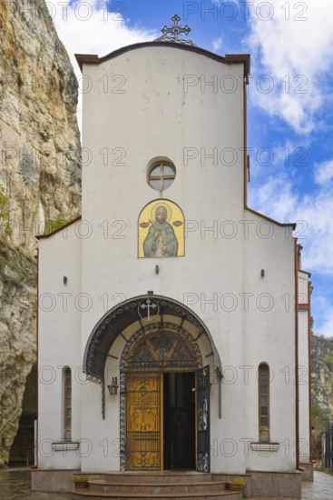 Bulgarian Orthodox Rock cave Monastery of Saint Dimitar Basarbowski, Church, Basarbovo, Rousse,