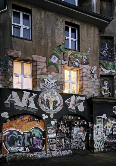 Punk Club AK 47, formerly Cafe Nixda in Kiefernstraße, called Kiefern, the punk club No. 1 in