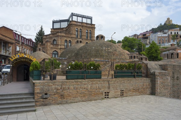 Beautiful traditional baths nestled in an urban landscape, Royal Bath, Sulphur Baths, Abanotubani