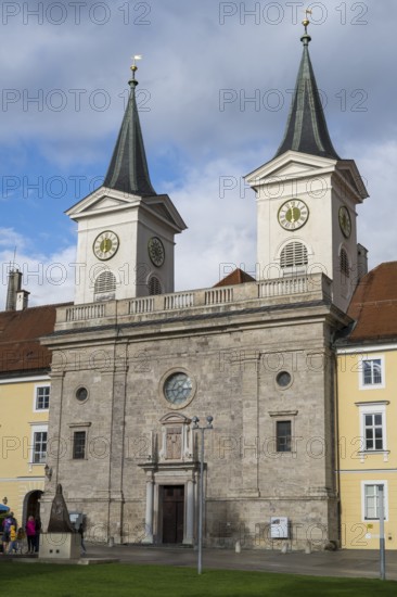St. Quirinus Parish Church, Tegernsee Abbey, Castle with Braustüberl, Town Tegernsee, Upper