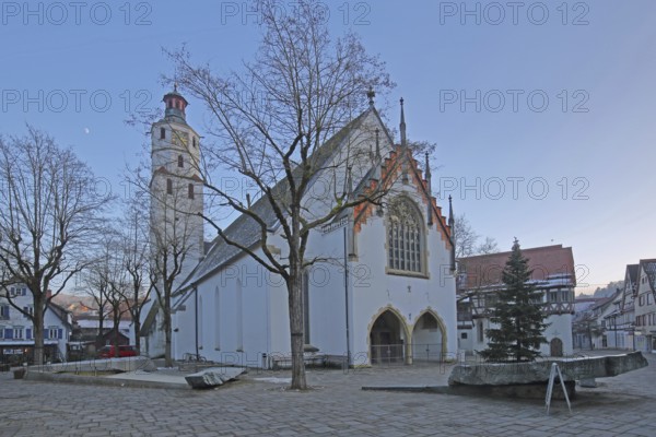 Gothic Protestant City Church of St. Peter and Paul, Blaubeuren, Swabian Jura, Baden-Württemberg,