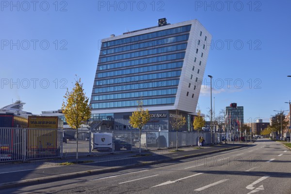 Schwedenkai ferry terminal, general development, commercial building, modern architecture, lanes,