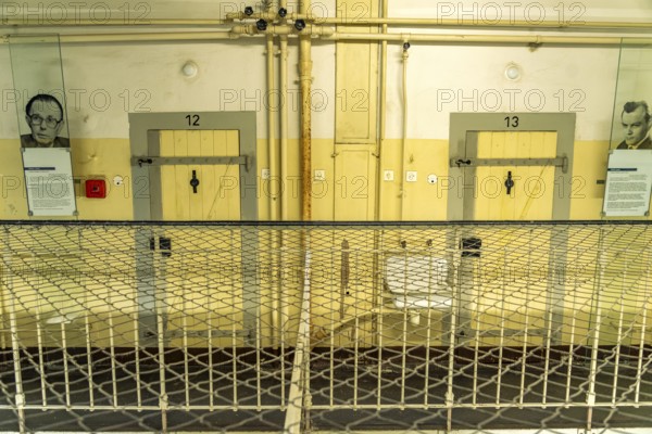 Cells in the former Stasi prison Bautzen II, today a memorial in Bautzen, Upper Lusatia, Saxony,