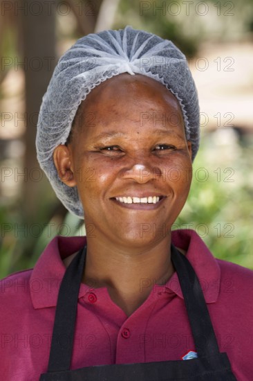 Africa, woman, person, Nama, face, colored, African appearance, African, looking at the cameraView,