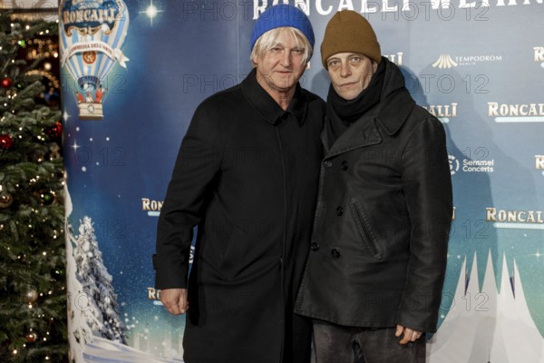 Detlev Buck and August Diehl at the premiere of the 21st Original Roncalli Christmas Circus Berlin