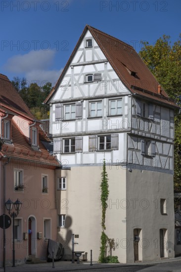Part of the former 15th century city fortifications, half-timbered first half of the 19th century,