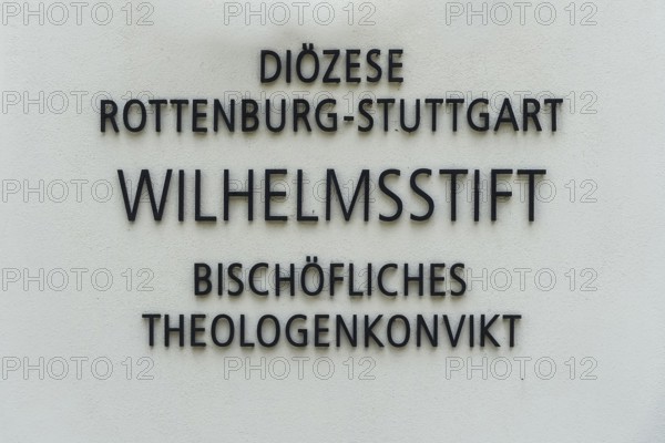 Wilhelmsstift Tübingen, Episcopal Theologian Convict of the Diocese of Rottenburg-Stuttgart,