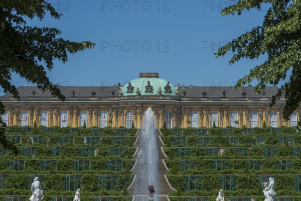 Staircase at Sanssouci Palace, Potsdam