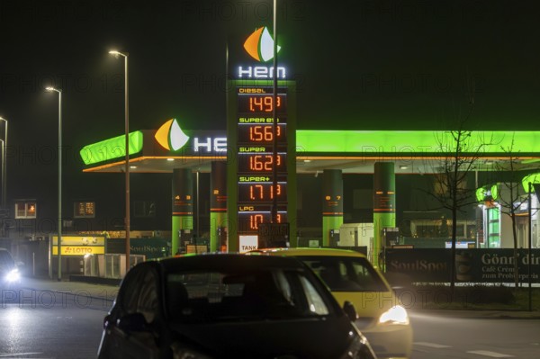 HEM gas station in Mutterstadt, Rhineland-Palatinate