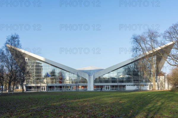 Alster swimming pool, shell construction, architecture, memorial, swimming pool, Horst Niessen,