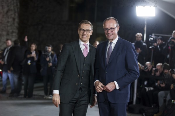 Cai-Göran Alexander Stubb (President of Finland) and Friedrich Merz (Chancellor of the Federal