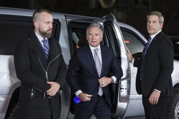 Steve Witkoff (Special Envoy of the US President) on arrival at the Federal Chancellery. Following