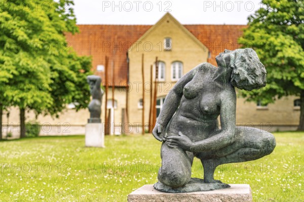 Sculpture appearance by Emil Jensen, sculpture park of the museum island Gottorf Castle, city of