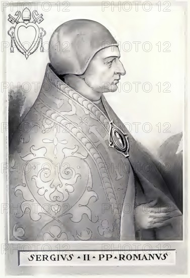 Sergius II (born around 790, died 27 January 847) was the 102nd Pope of the Catholic Church from