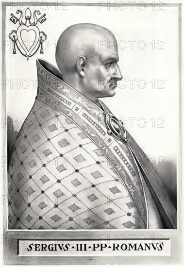 Sergius III (died 14 April 911 in Rome) was antipope in 898 and pope from 29 January 904 to 14