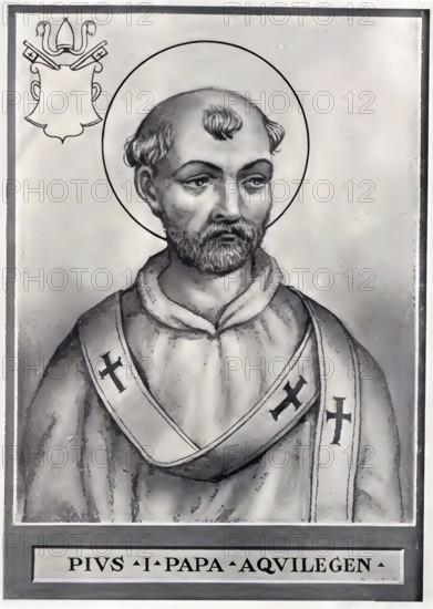 Pius I (born in Aquileia (?), died 155 (?) in Rome) was Bishop of Rome (140/142 (?) -155 (?),