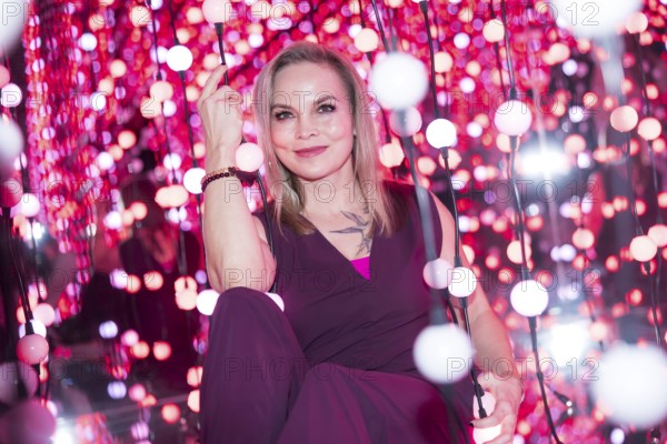Regina Halmich at the opening of Bubble Planet - The Adventure Museum for All Senses at Arena