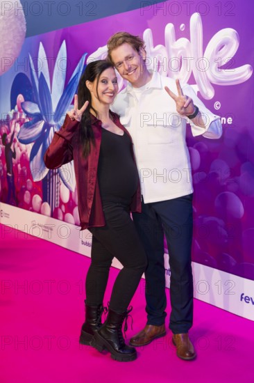 Nadja Jo Klapper and Johannes Heinrichs at the opening of Bubble Planet - The Adventure Museum for