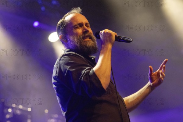 Neil Fallon, singer of Clutch, live on UK & European Tour 2025 at Huxley's New World in Berlin on