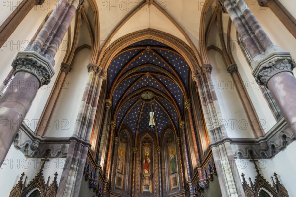 Interior view, Chapelle Notre-Dame, Molsheim, Alsace, Bas-Rhin Department, France