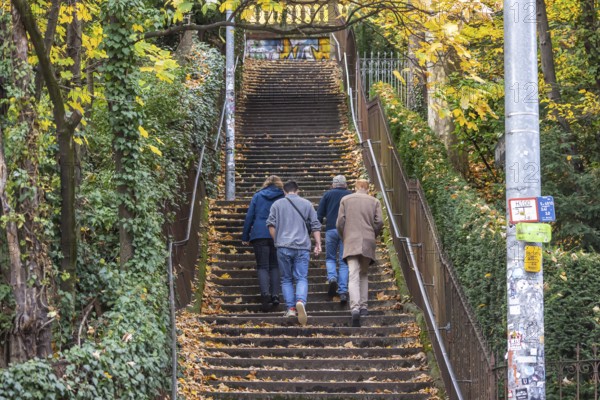 Willy Reichert squadron. There are up to 400 stables in Stuttgart. The stairs not only serve as a