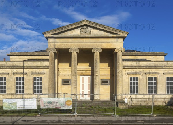 Devizes Assize Court building currently derelict, Devizes, Wiltshire, England, UK architect Thomas