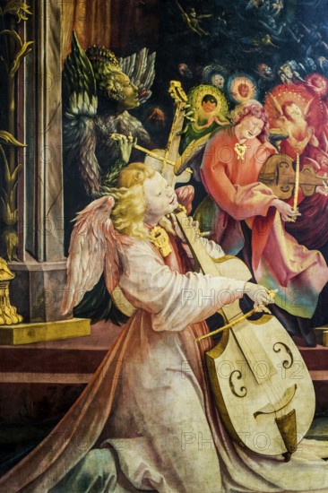 Isenheim Altarpiece by Matthias Grünewald, Unterlinden Museum, Musée Unterlinden, Colmar, Haut-Rhin