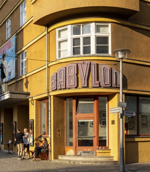 Kultkino Babylon am Rosa Luxemburg Platz, arthouse cinema opened in 1929, some of whose films are