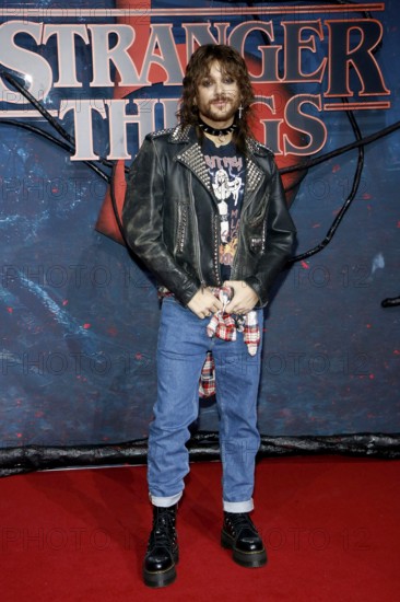 Riccardo Simonetti at the Stranger Things fan event in Hangar 7 at Tempelhof Airport in Berlin on