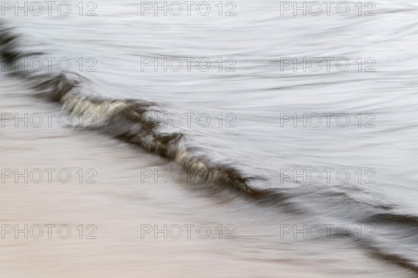 Small wave, smudge effect, soft water, lake, Sweden