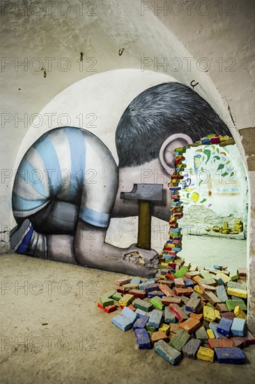 Street art, graffiti, MAUSA VAUBAN, Museum of Urban Art and Street Art, Vauban Fortress