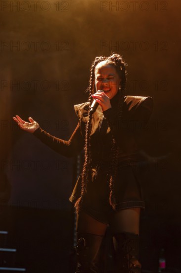 LaFee (real name: Christina Klein) live on Shadow & Light Tour 2025 at Berlin's Tempodrom on 26.10