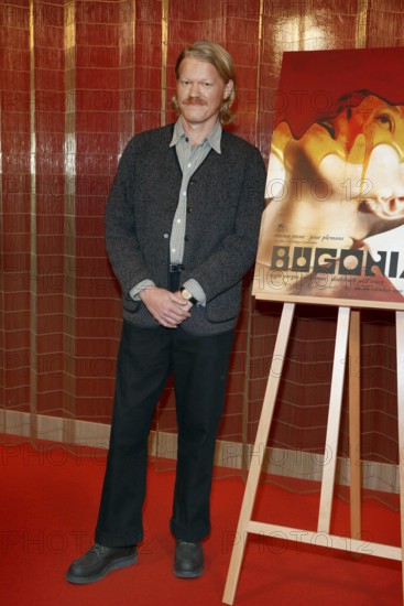 Jesse Plemons at a photocall on the occasion of a special screening of Bugonia at the Delphi
