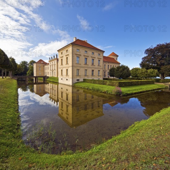 Rheinsberg Castle, countryside, Ostprignitz-Ruppin district, prime example of Friederician Rococo,