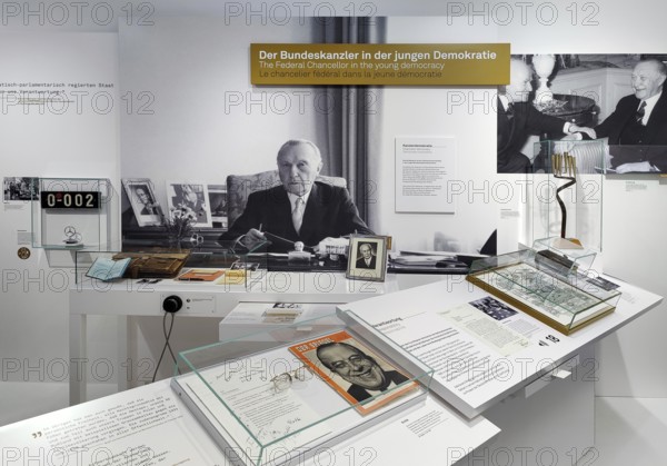 Exhibition on the life of Konrad Adenauer at the Federal Chancellor Adenauer House Foundation,
