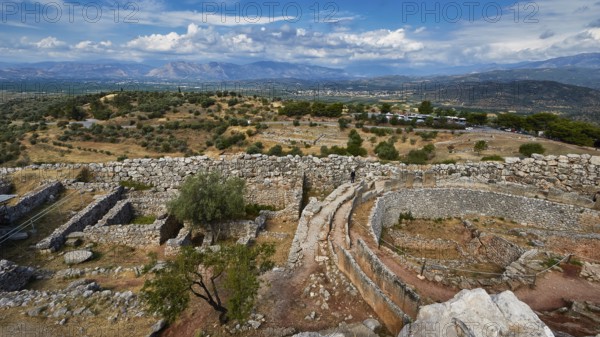Tomb A, archaeological site, UNESCO World Heritage Site, Mycenae, Mycenae, important city in