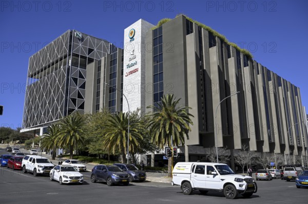 Street scene on the corner of Fidel Castro Street and Independence Avenue, Windhoek, Khomas region,