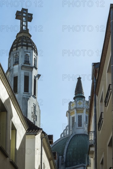 Vichy, listed as World Heritage by UNESCO. Saint-Blaise church, Allier, Auvergne-Rhone-Alpes,